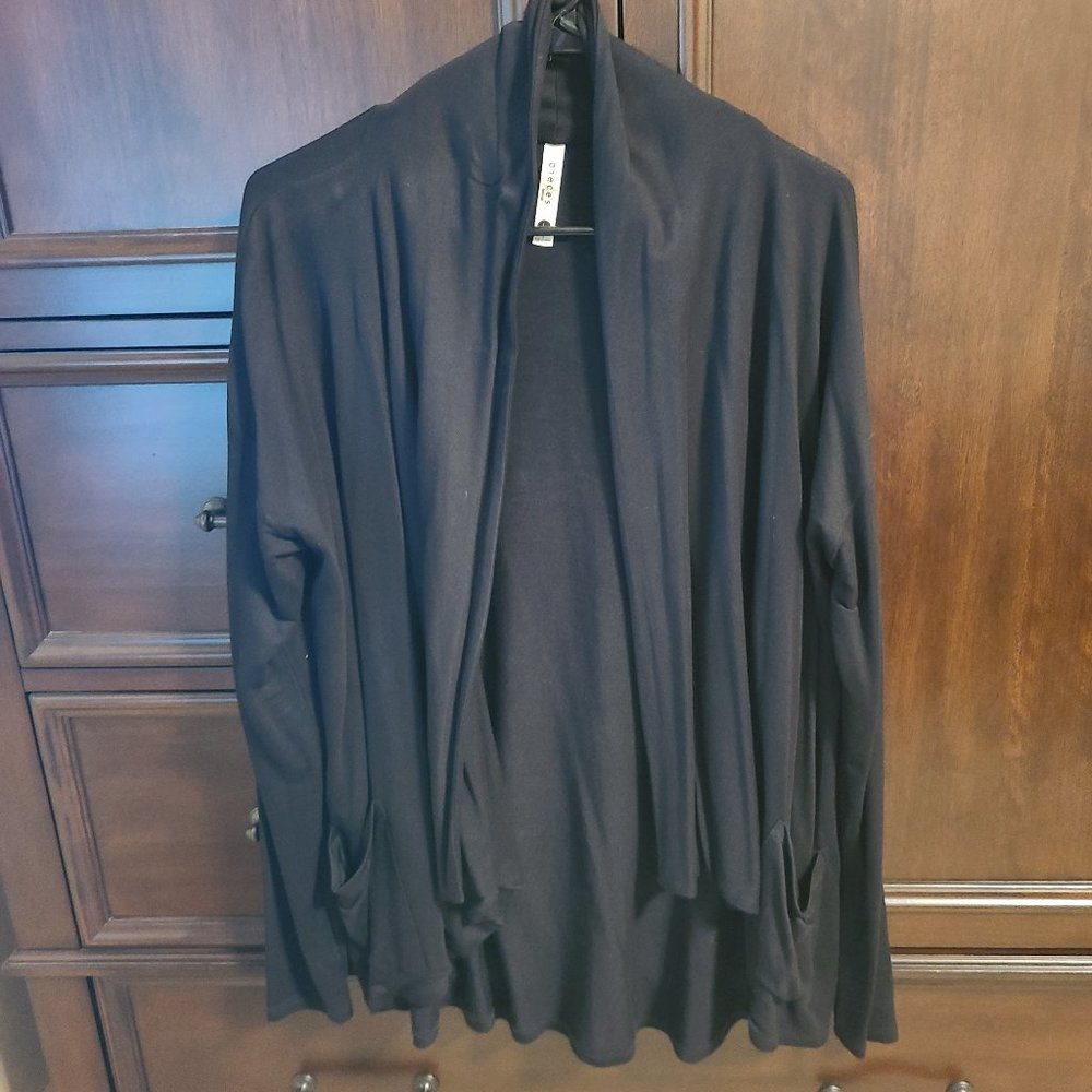 Kensie Pieces Women’s Black Cardigan – Size L
